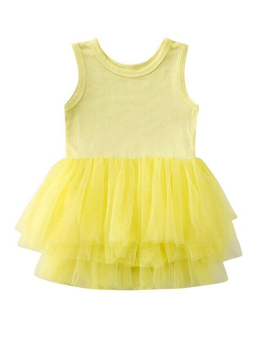 yellow romper baby girl