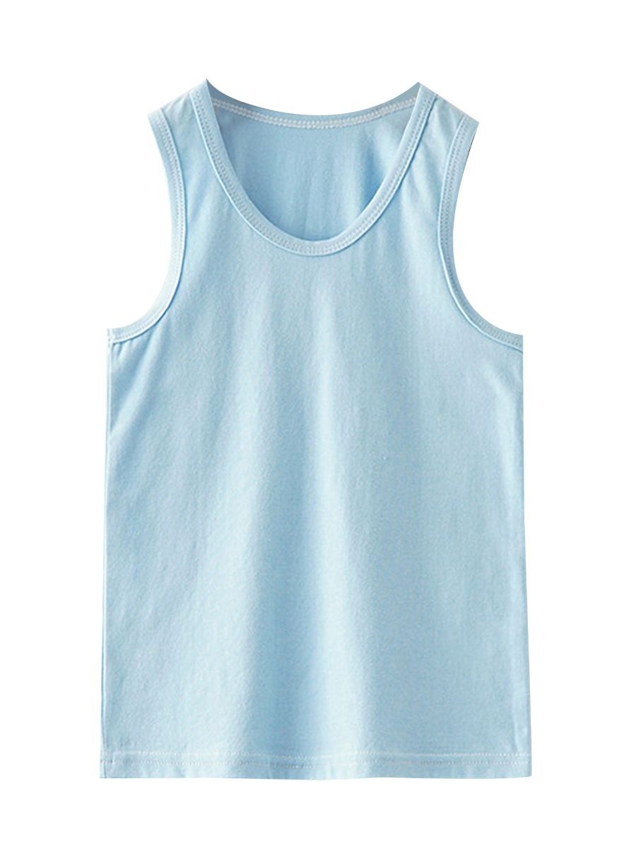 Wholesale Little Boys Girls Solid Color Tank Top 200319