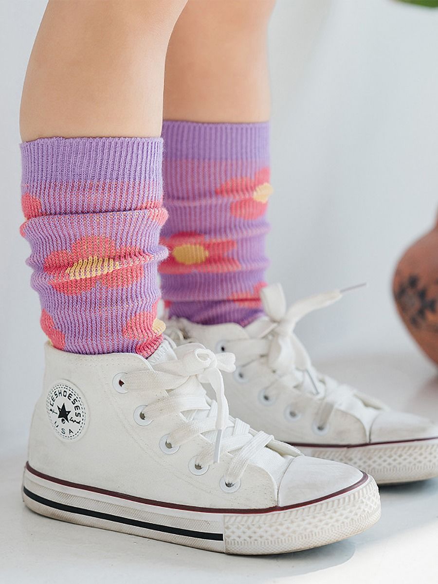 Wholesale Little Girls Flower Tube Socks 200324509 ki