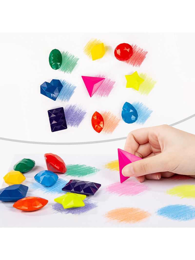 Wholesale 9-PACK Diamond Pattern Crayons