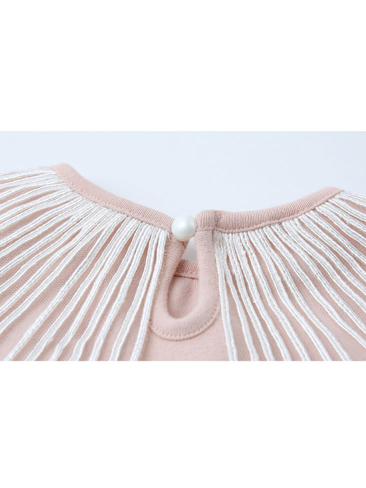 Wholesale Cute Little Girl Lace Collar Top 200417556