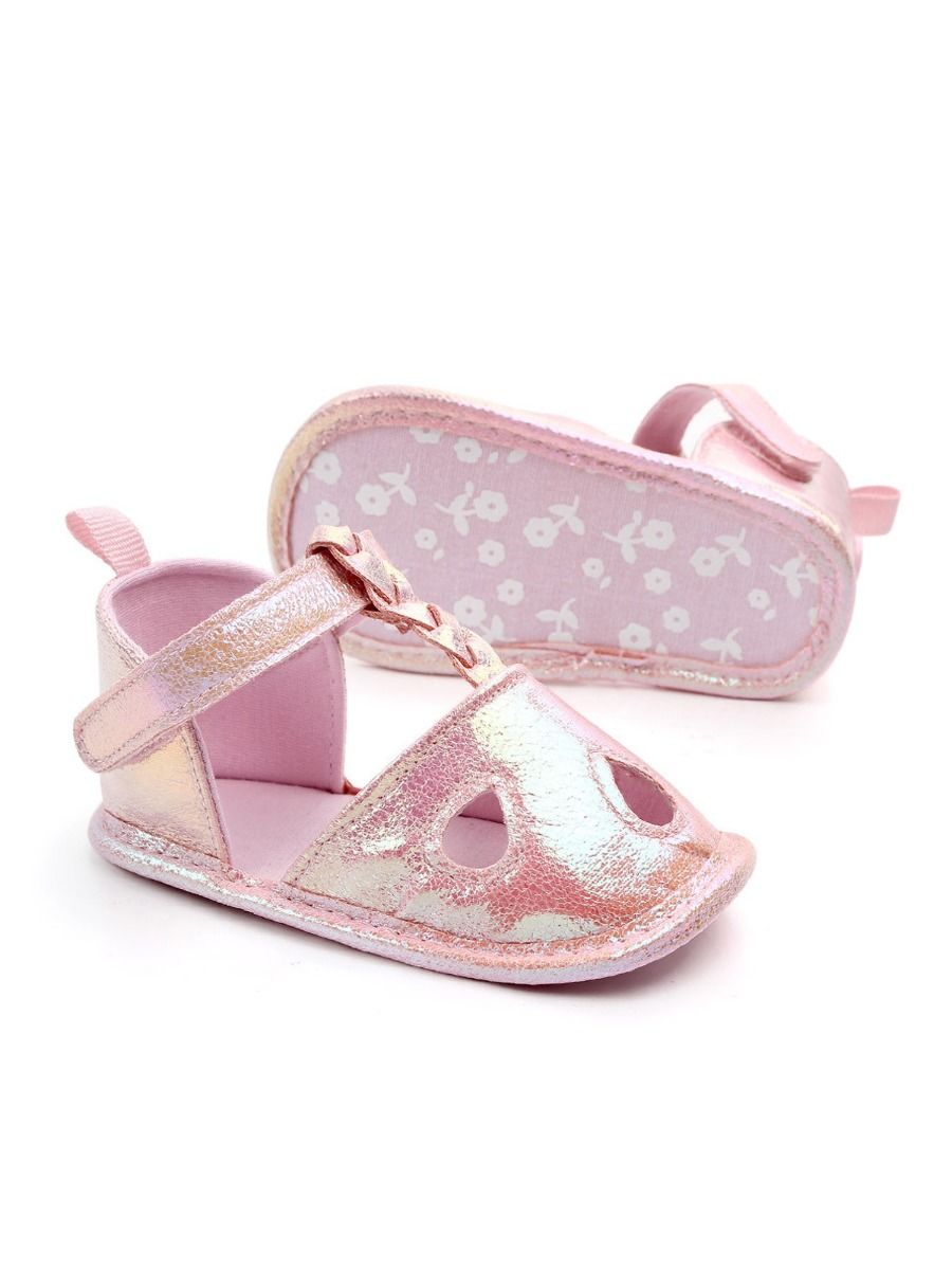 Wholesale Cute Baby Girl Hollow Out Crib Sandals 200418