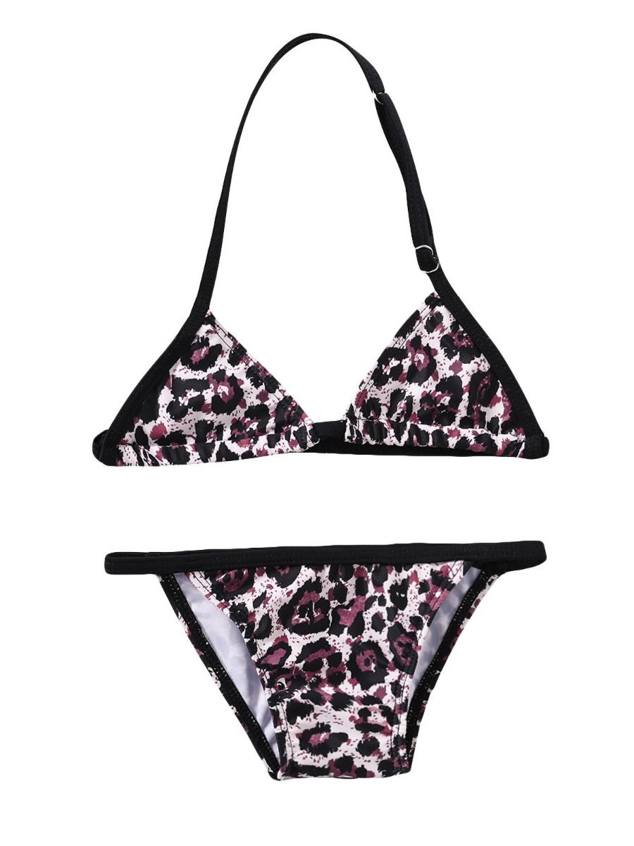Wholesale 2Piece Baby Girl Leopard Print Bikini Set 20