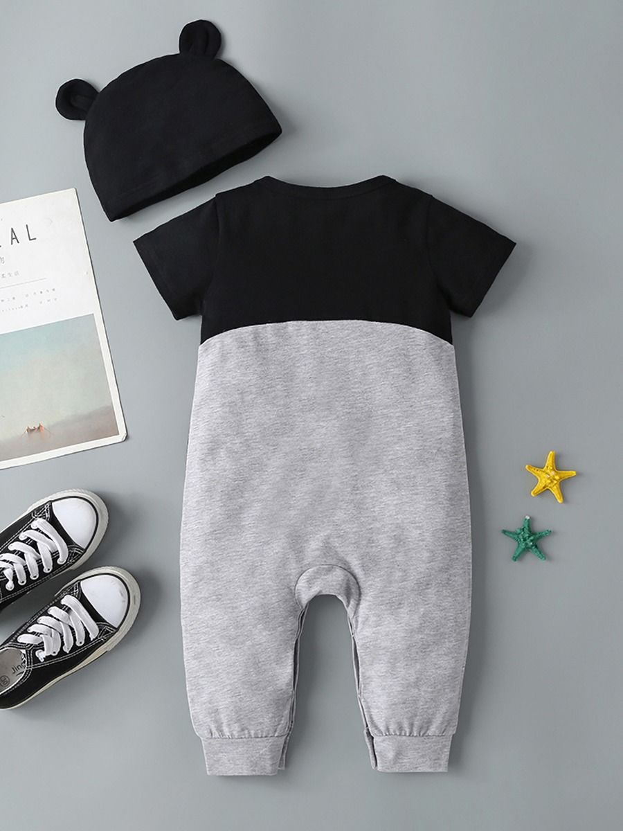 Wholesale 2Piece Cute Baby Animal Jumpsuit and Hat 200