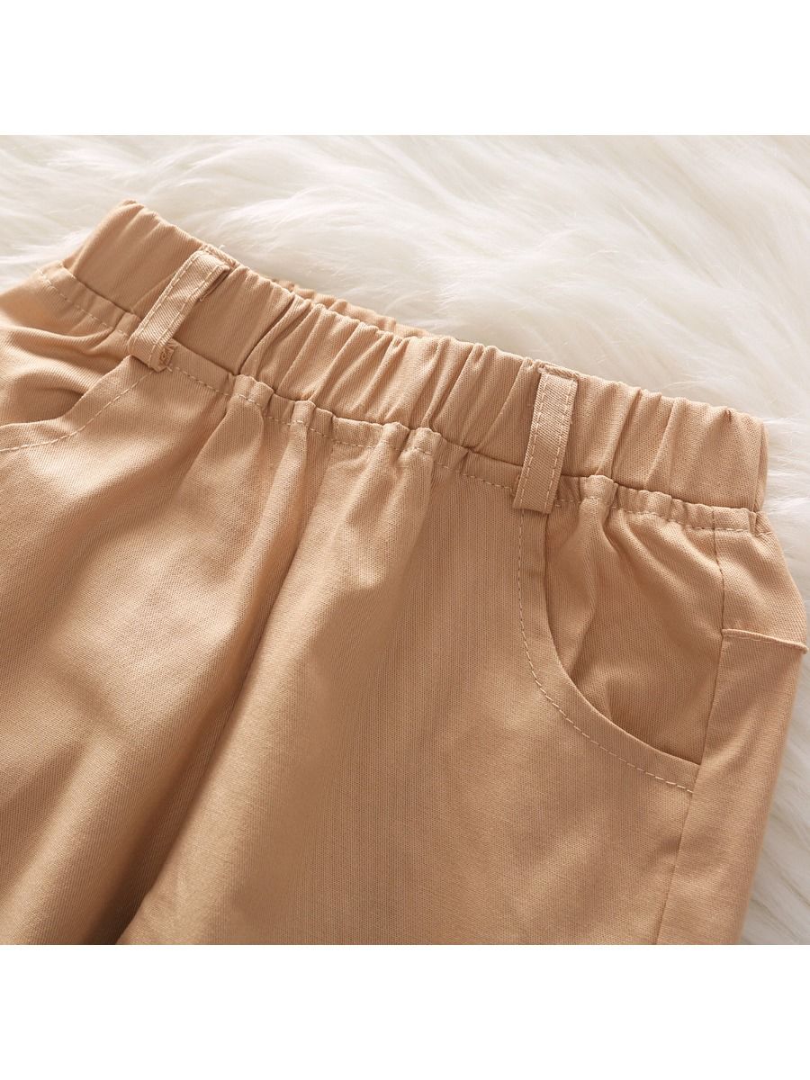 Wholesale 2Piece Summer Little Girls Black Crop Top