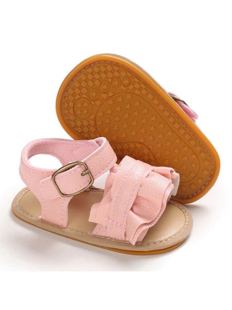 Wholesale Fashion Baby Girl Solid Color Sandals 2005078