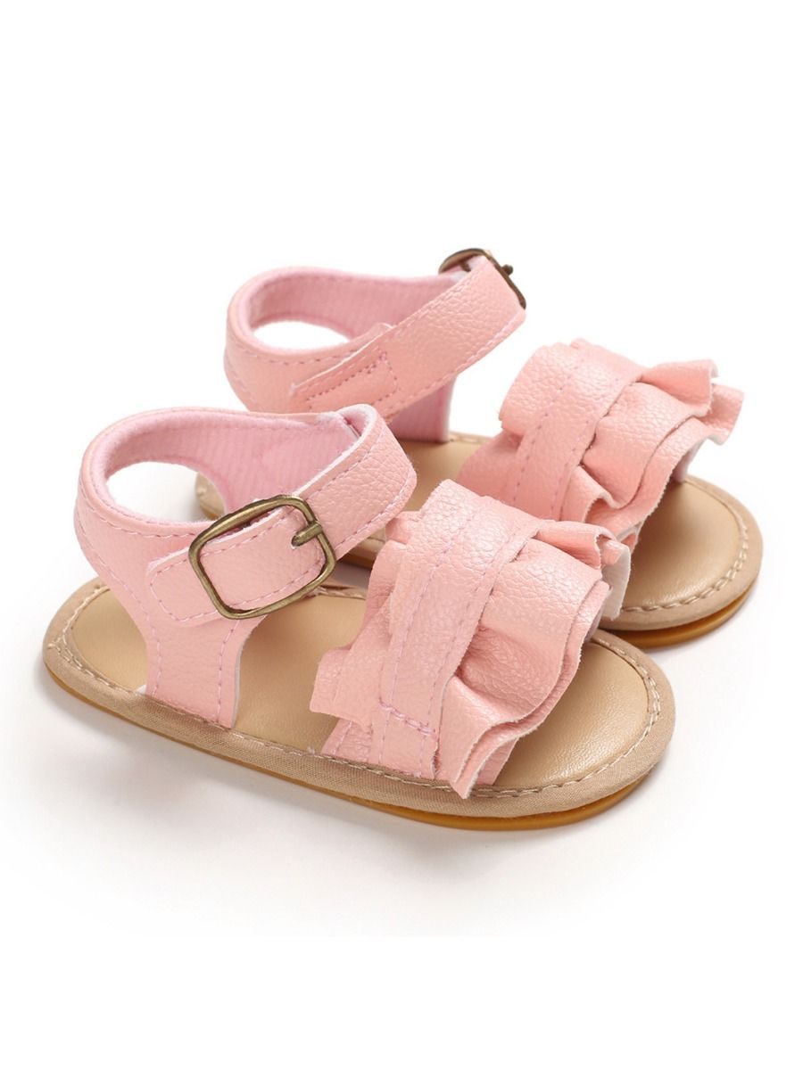 Wholesale Fashion Baby Girl Solid Color Sandals 2005078