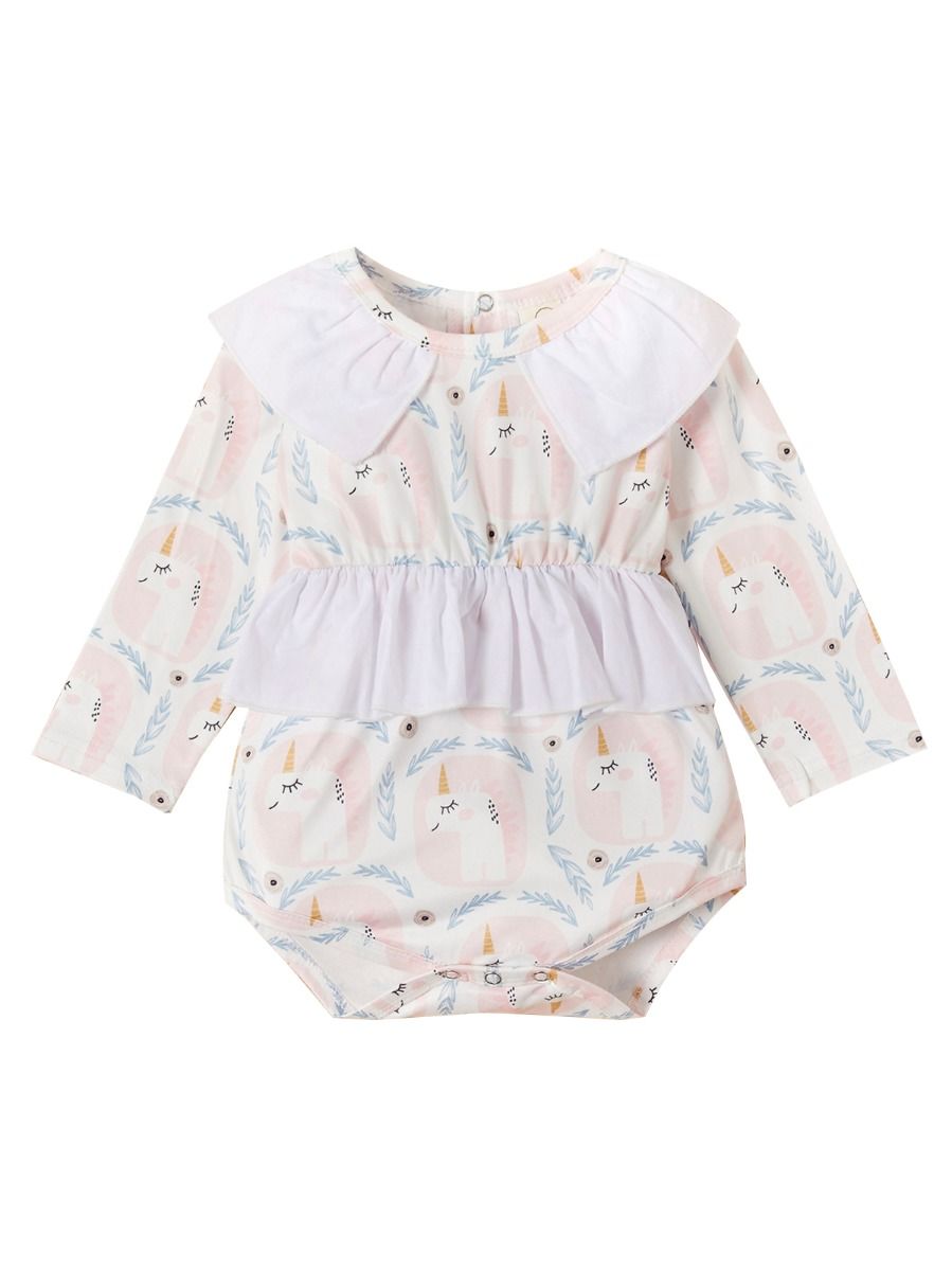 unicorn bodysuit baby