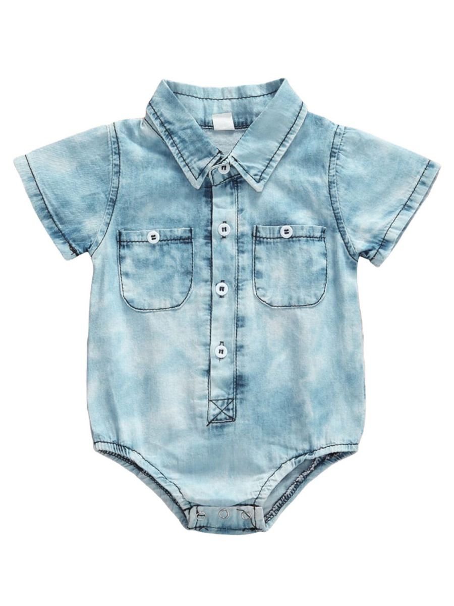 infant denim shirt