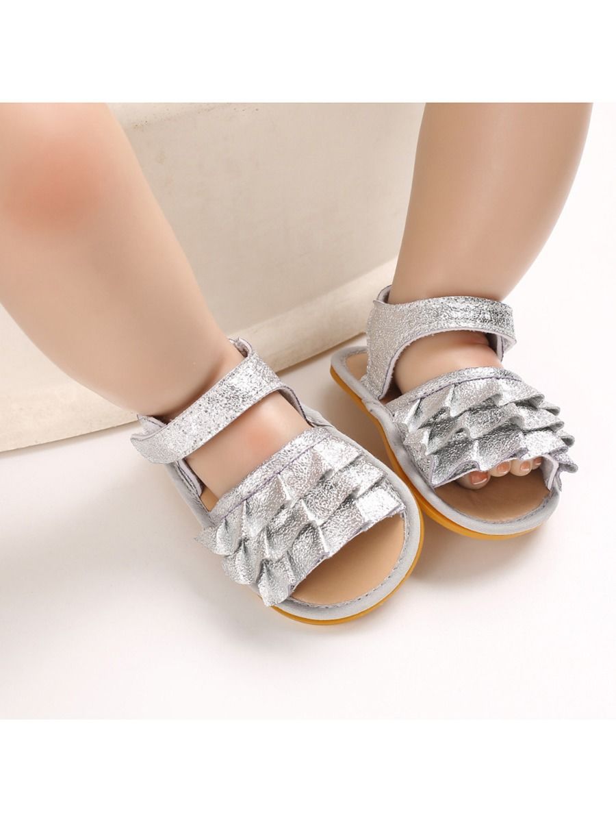 Wholesale Baby Girl Sparkle Princess Prewalking Sandal
