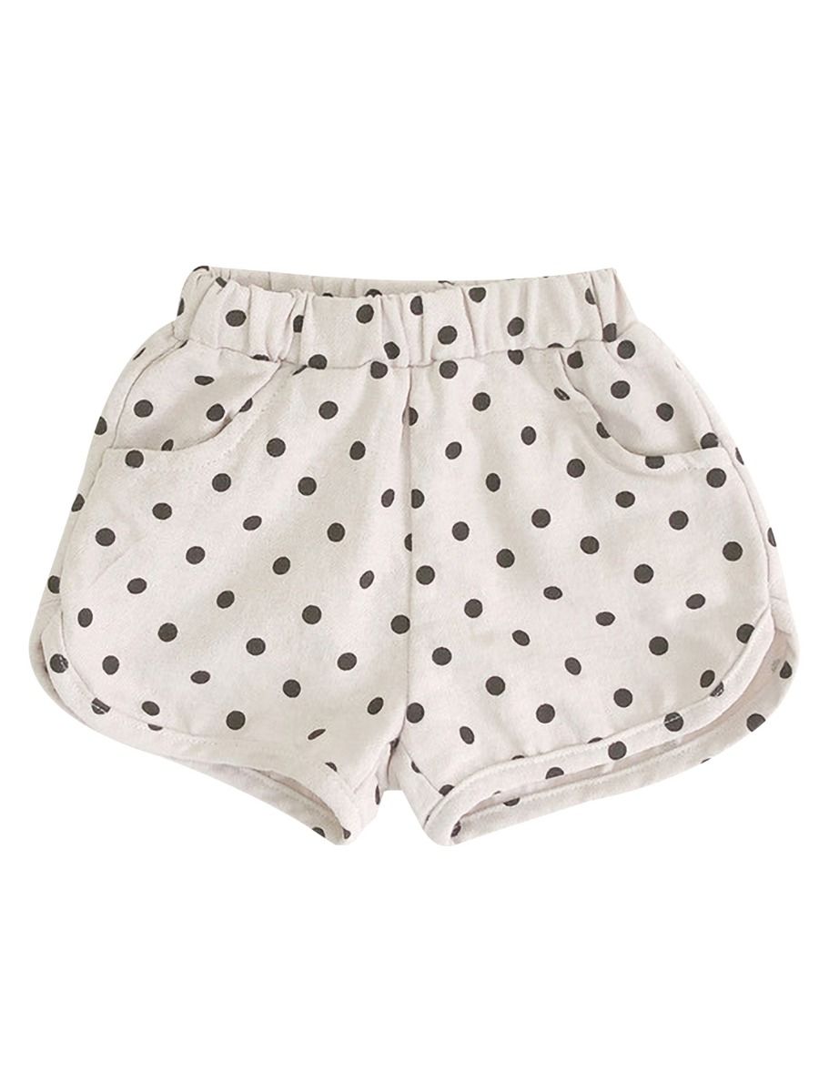 Wholesale Toddler Girl Polka Dots Shorts 200604287 - ki