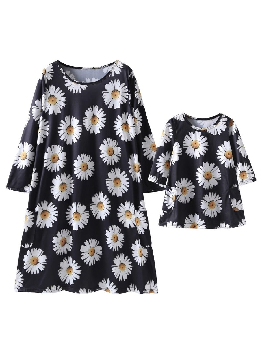 daisy flower dress