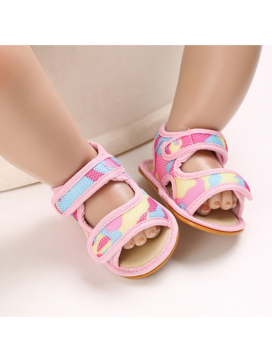 Wholesale Baby Anti-slip Simple Camo Sandals 200704667