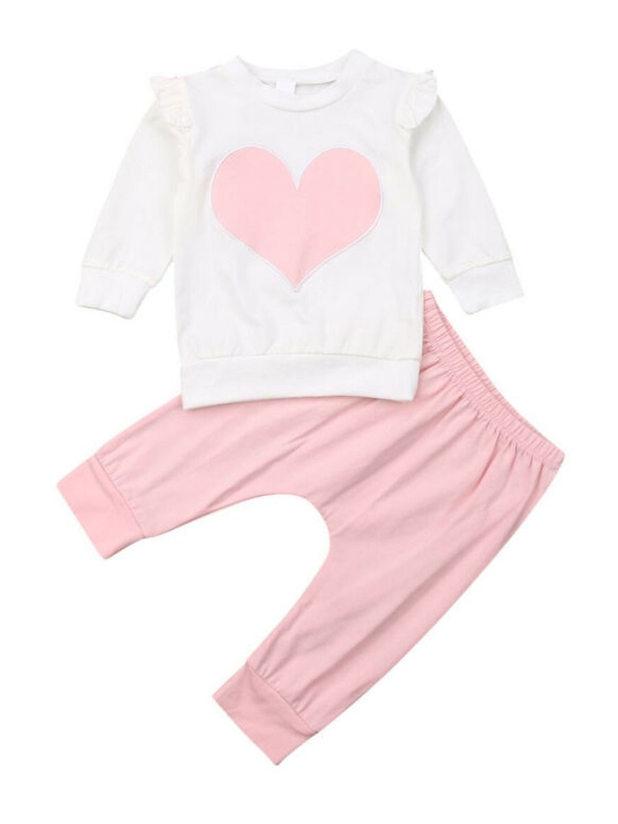 baby girl heart outfit