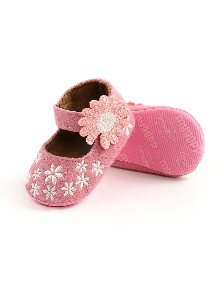 Wholesale Baby Girl Daisy Flower Decor Shoes 20080215