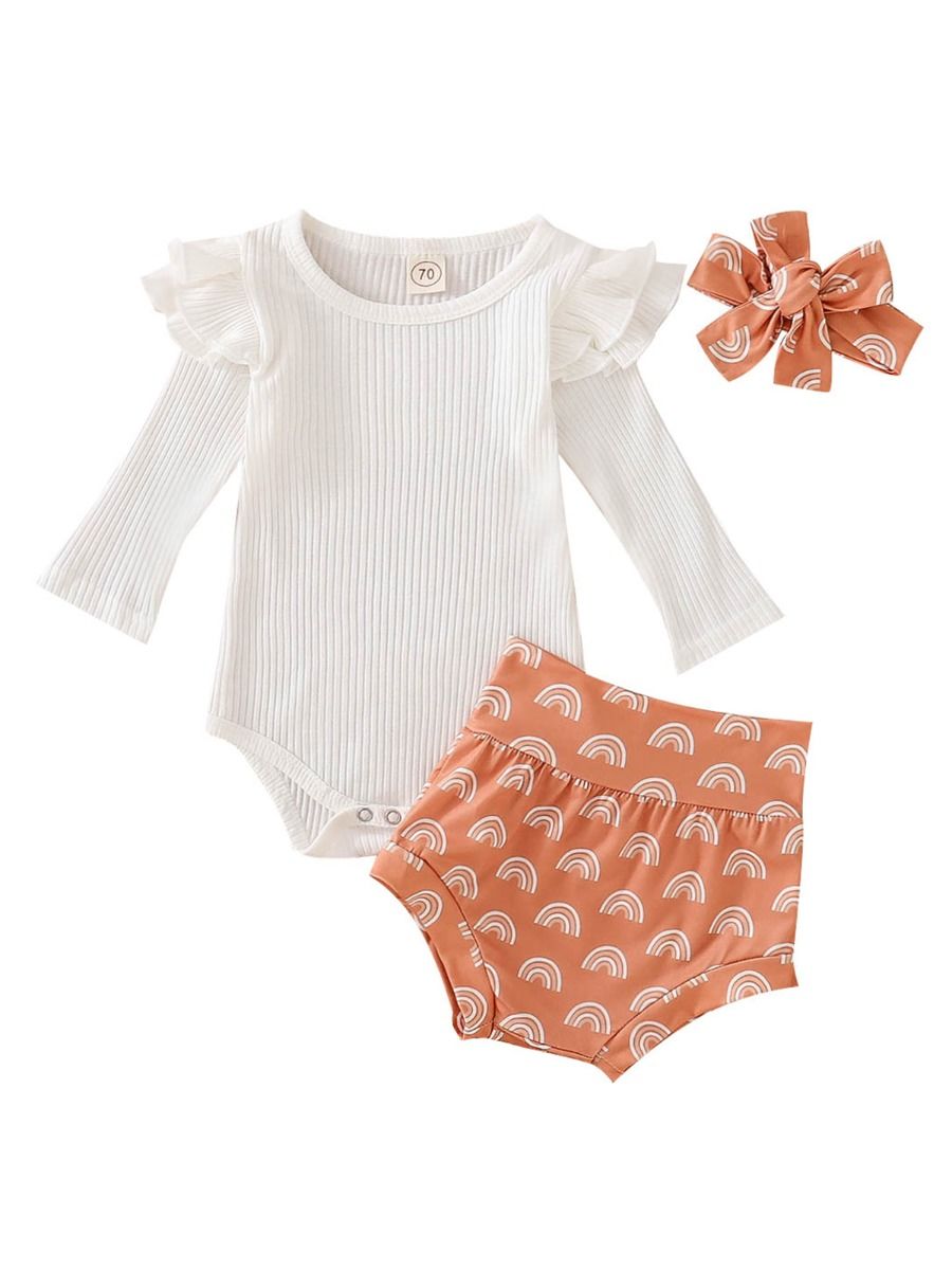 baby girl ribbed set
