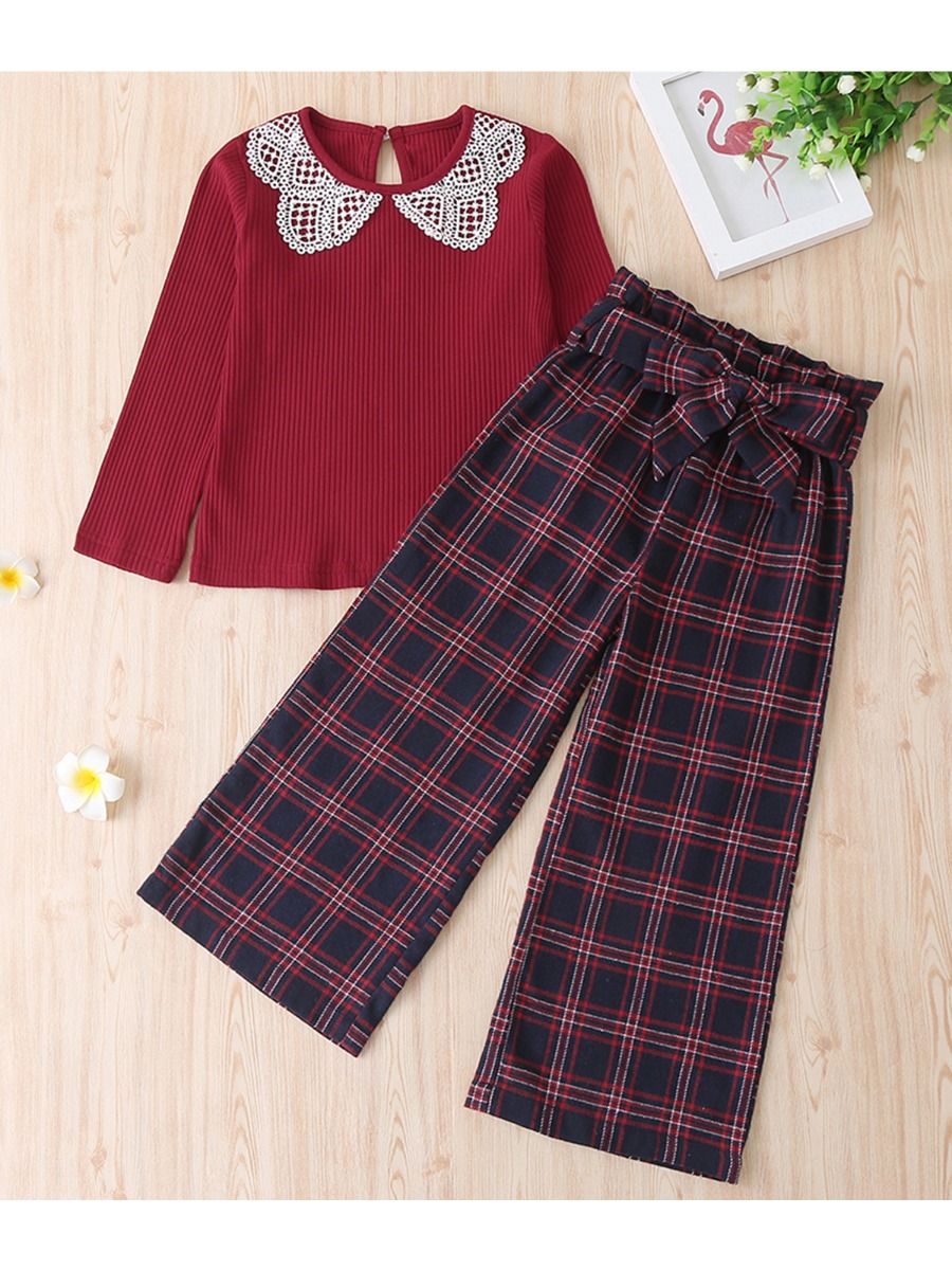 baby girl wide leg pants