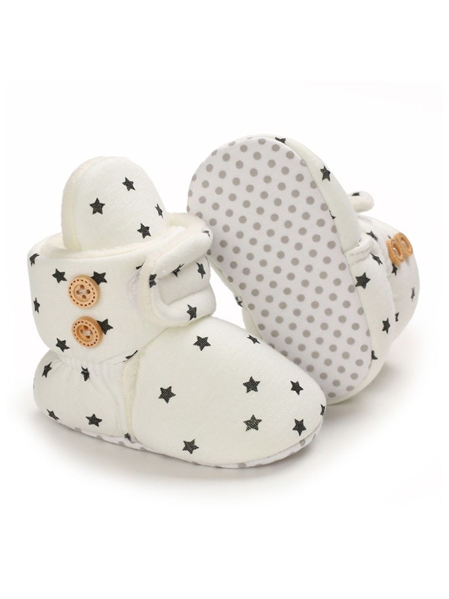 Wholesale Baby Star Button First Walker Boots 200819452