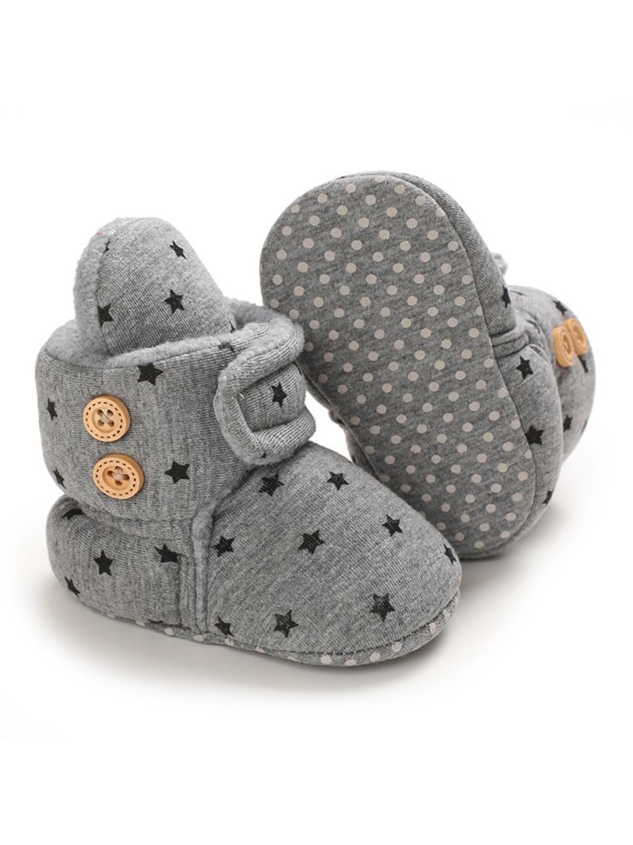 Wholesale Baby Star Button First Walker Boots 200819452