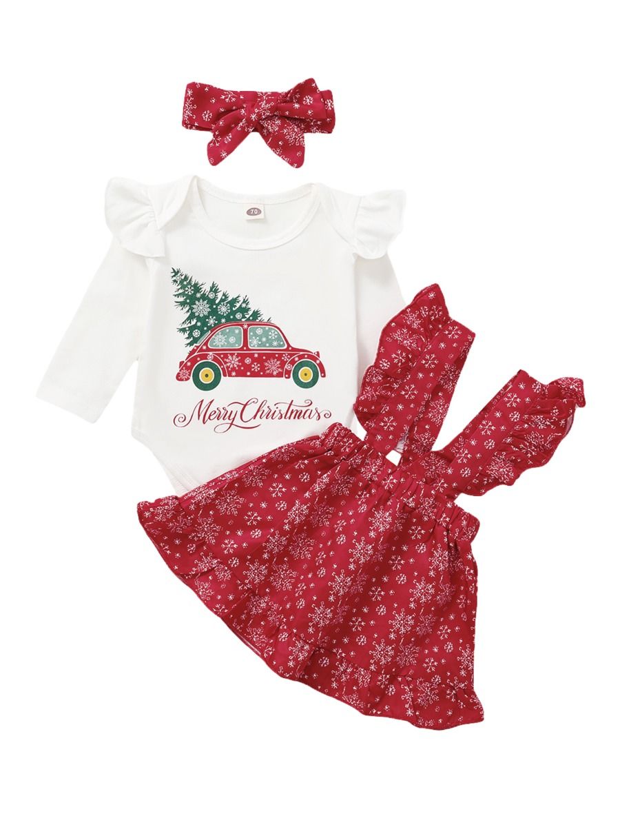 baby girl snowflake outfit