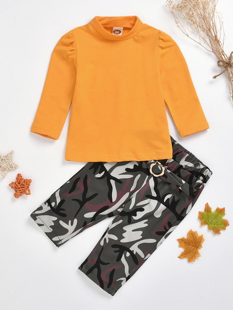 orange camo pants kids