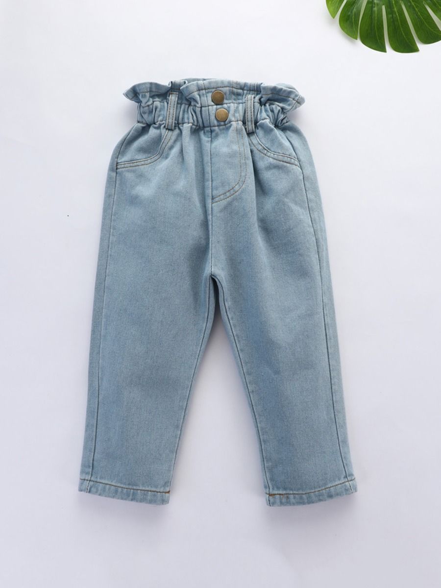 Wholesale Kid Girl Trendy Jeans 201008521 - kiskissing.