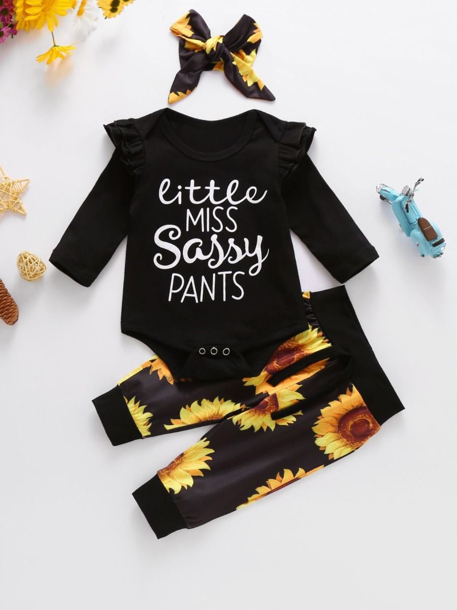 little miss sassy pants baby outfit