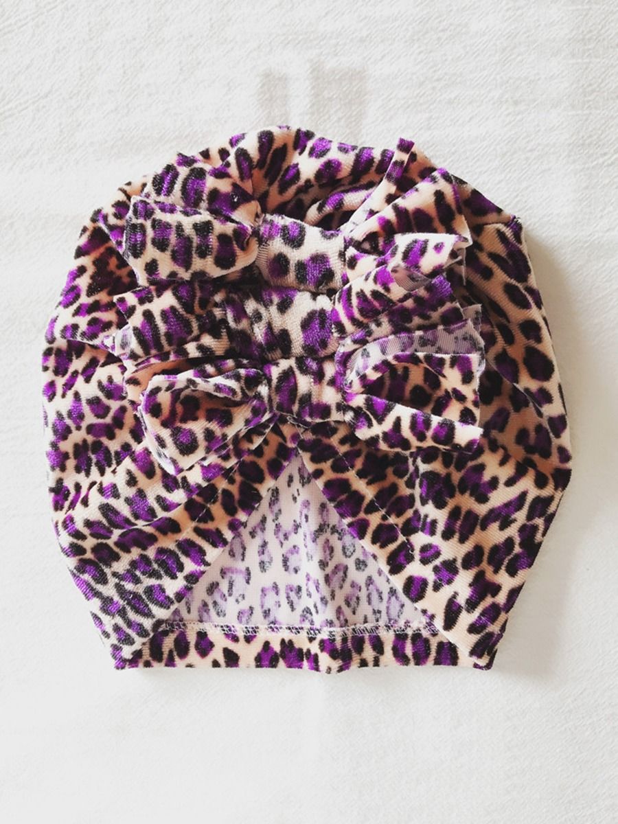 leopard turban baby