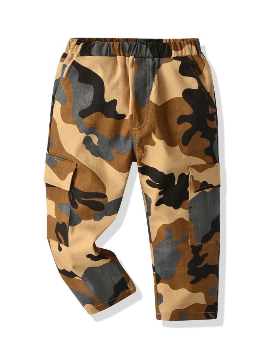 Wholesale Kid Boy Trendy Camouflage Pants 201102589 k