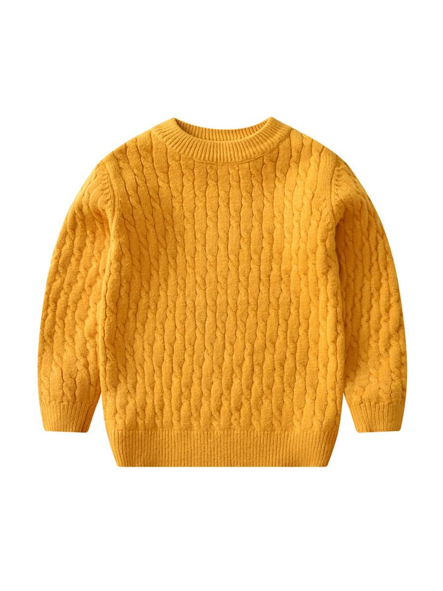 Wholesale Kid Unisex Solid Color Sweater 201103261 - ki