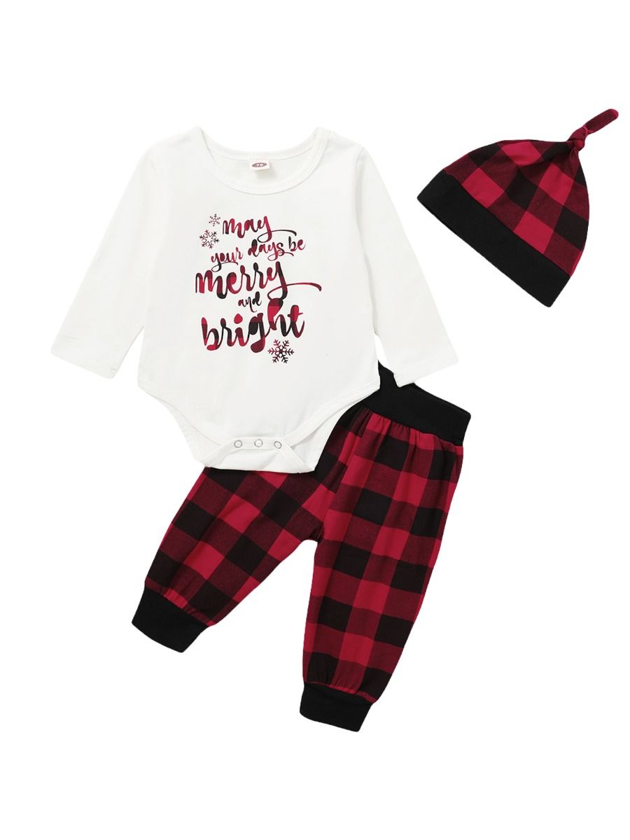 boys christmas plaid pants
