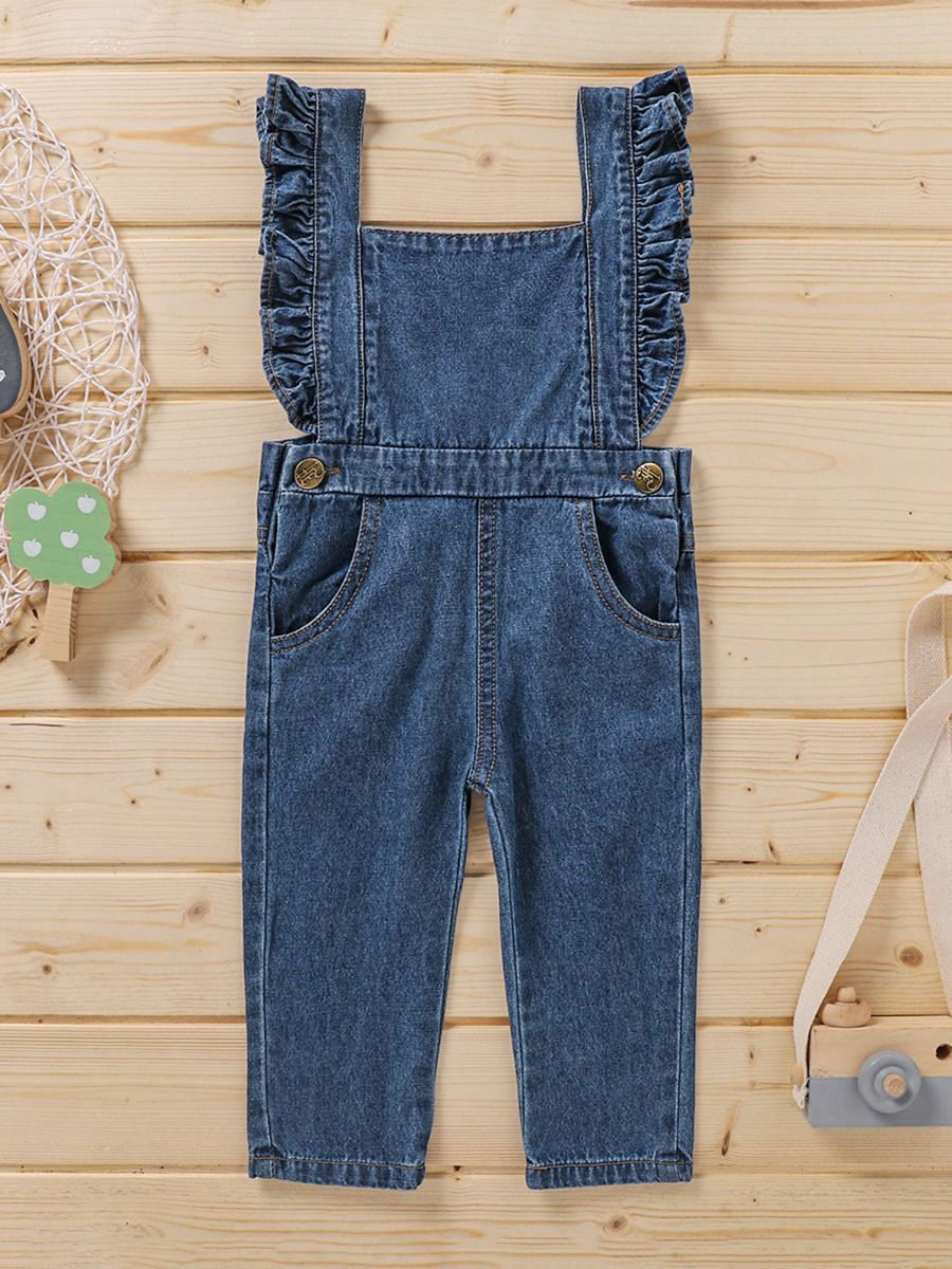 Wholesale Infant Toddler Girl Ruffle Overall Jeans 2011