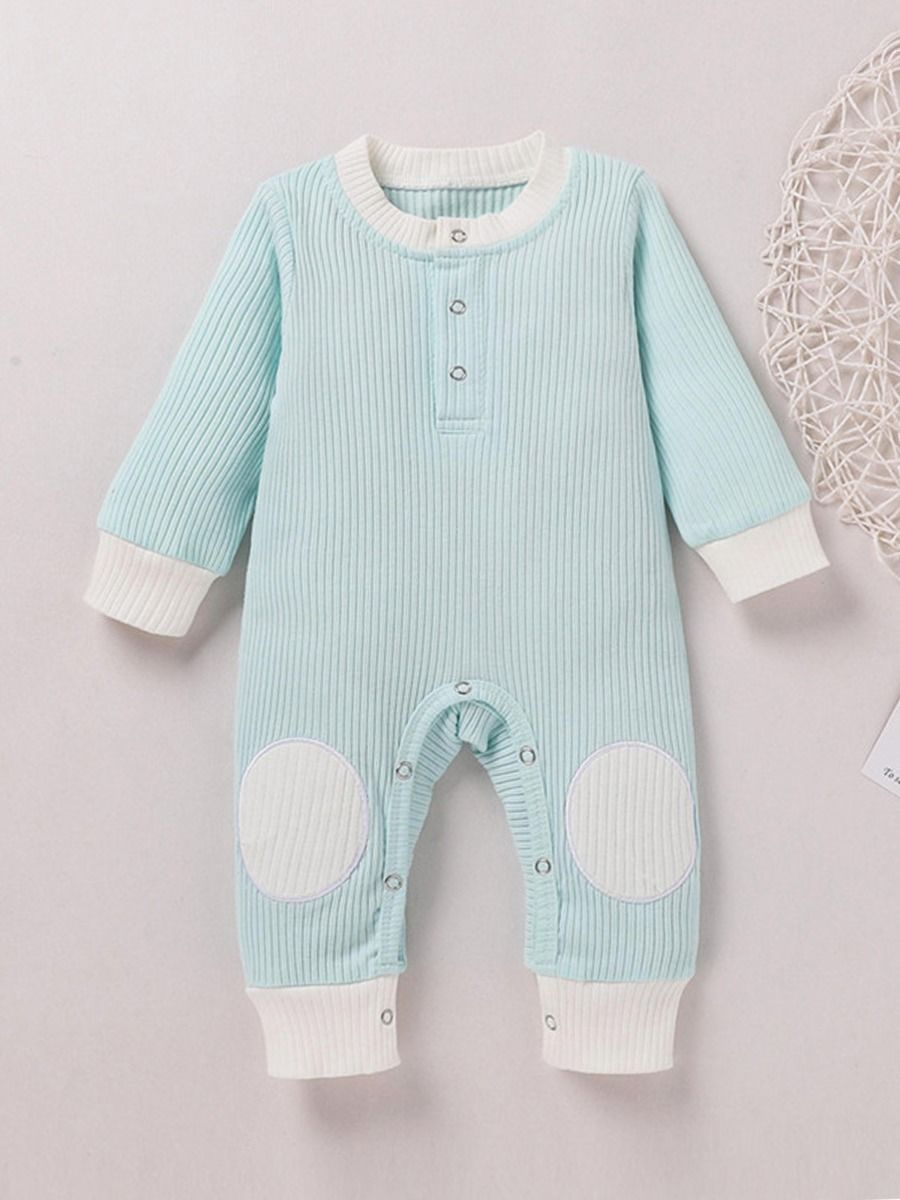 Wholesale Infant Baby Ribbed Daily Jumpsuit 201127249