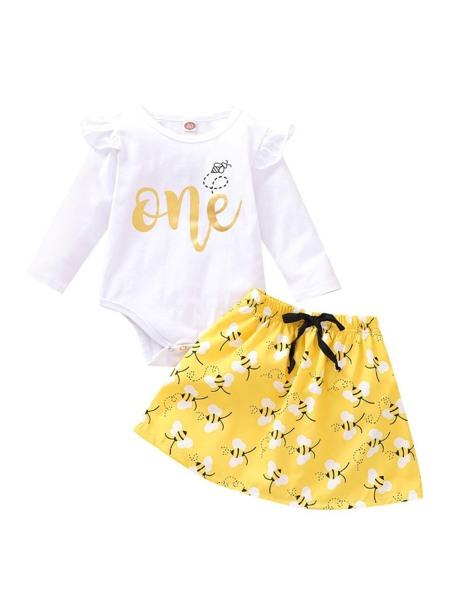 bee outfit baby girl
