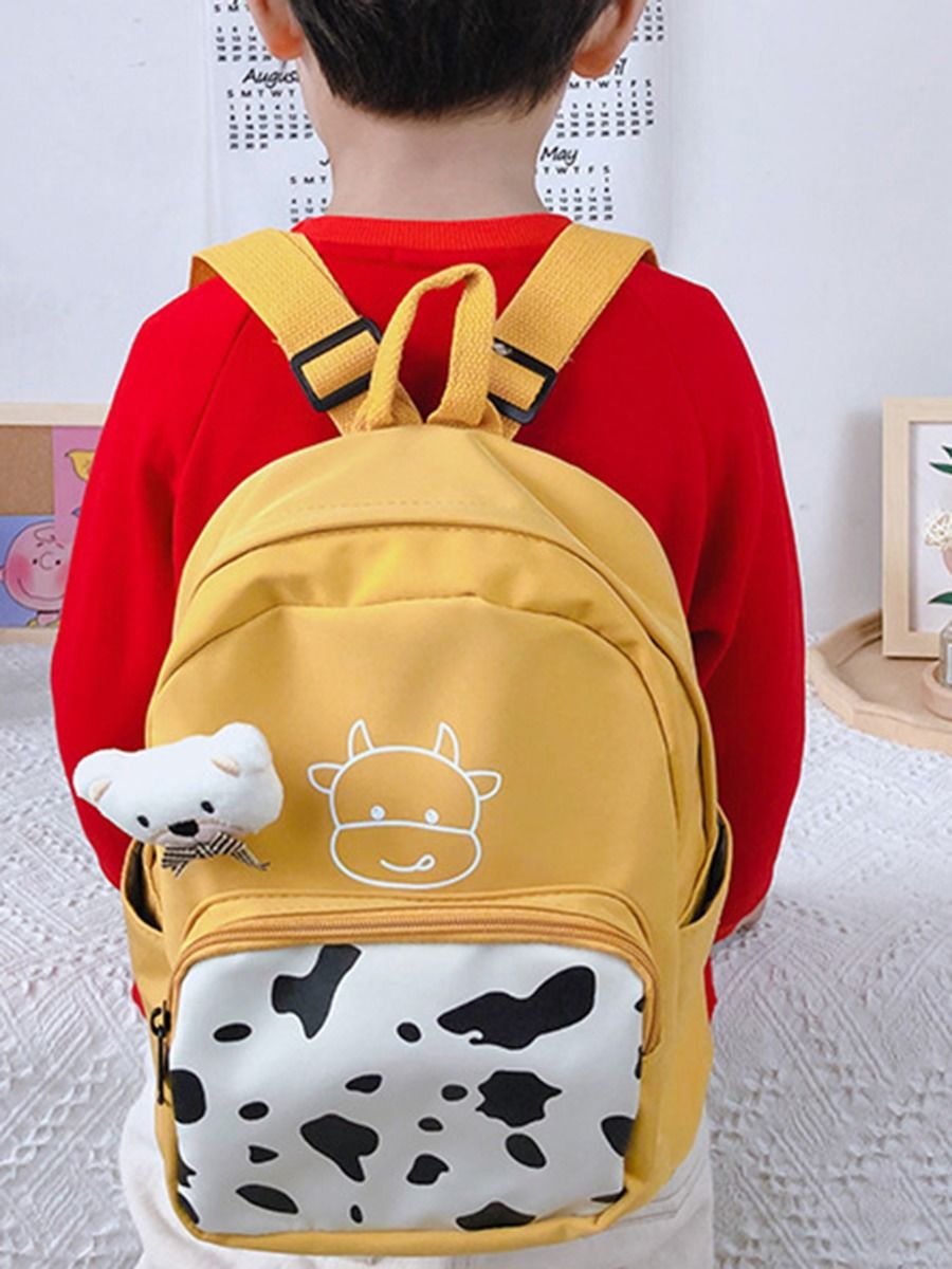 Wholesale Kid Cow Bear Decor Preschool Backpack 2012110