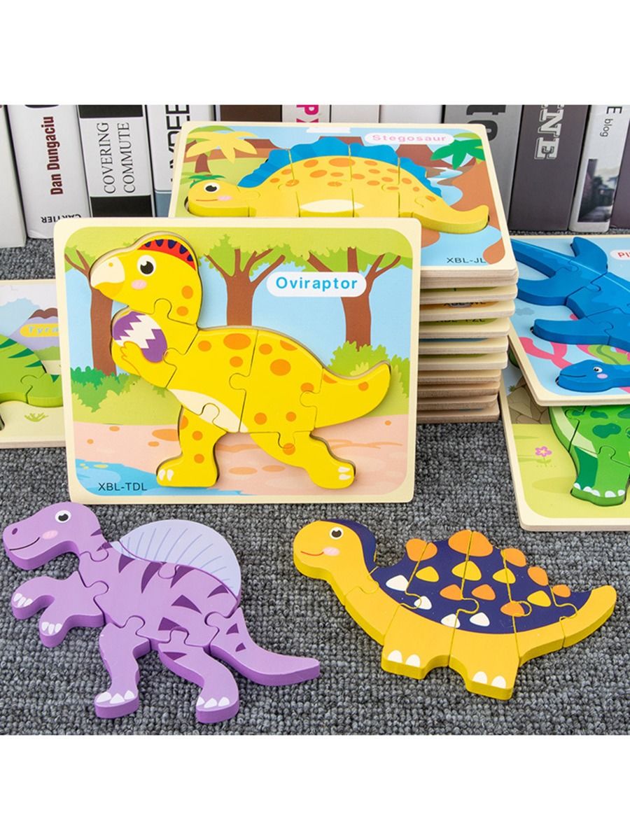 Wholesale Wooden Dinosaur Puzzles for Toddler Kid