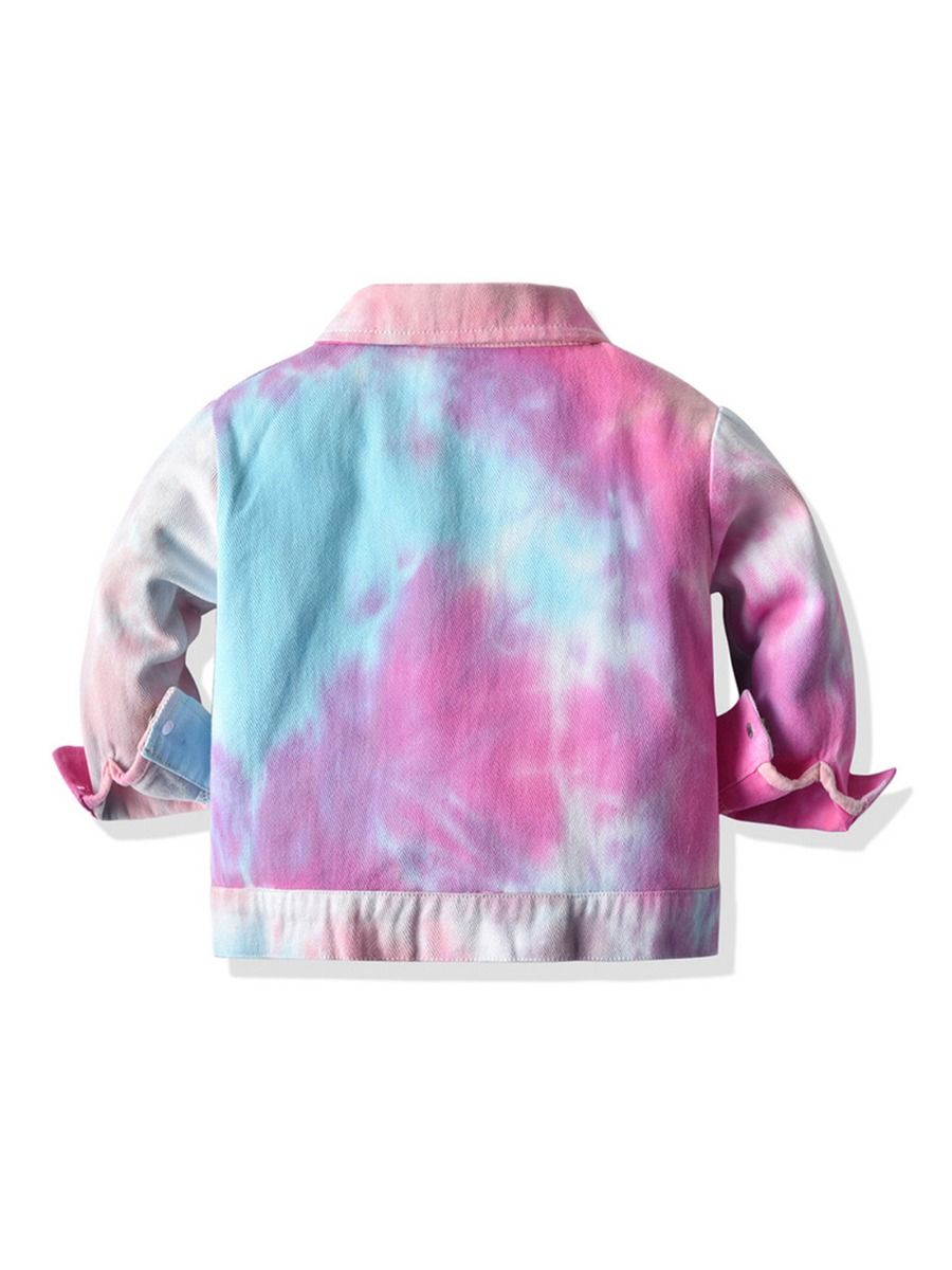 Wholesale Kid Tie Dye Denim Jacket 210119430 Boys kis