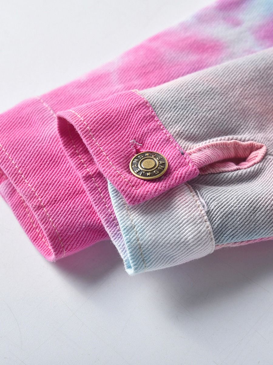 Wholesale Kid Tie Dye Denim Jacket 210119430 Boys kis