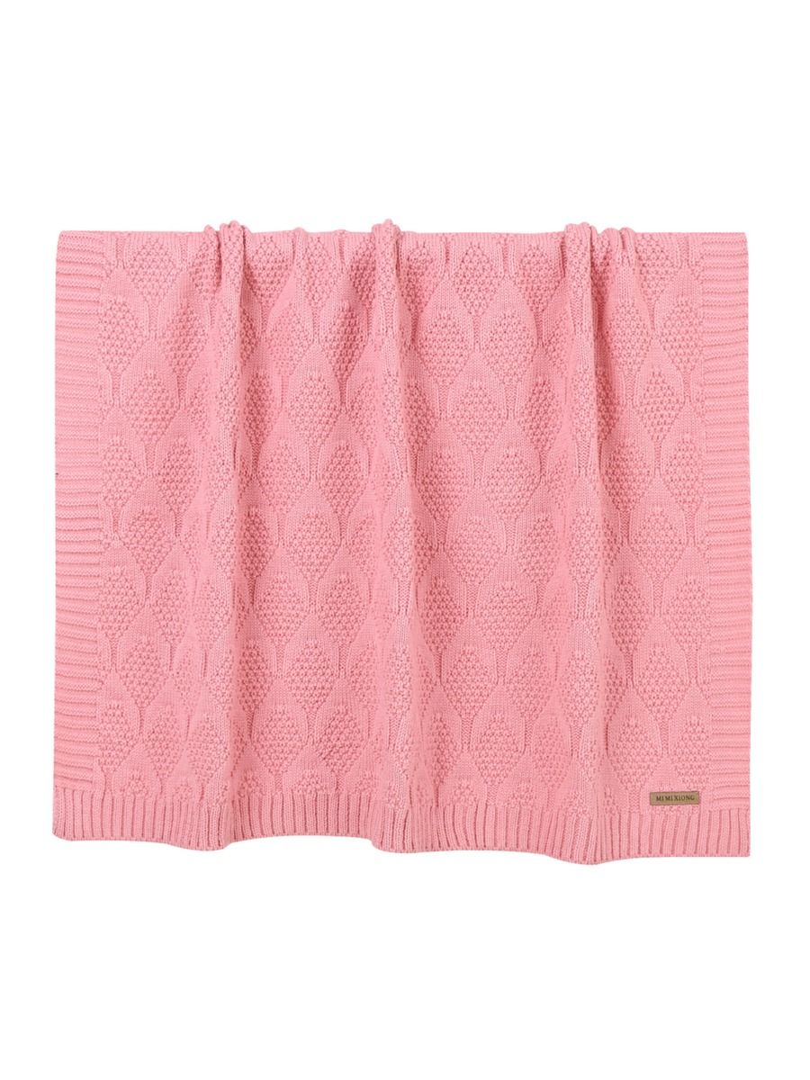 Wholesale Solid Color Knitted Baby Blanket 21022167 k