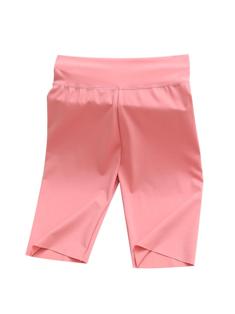 Wholesale Little Girl Solid Color Biker Shorts 21050691