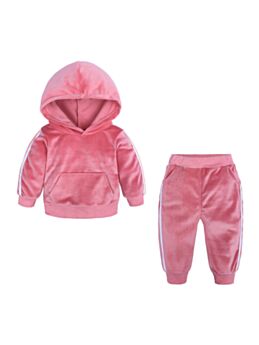 2 Pieces Baby Kid Girl Sport Set Cute Toddler Girl Clothes Wholesale