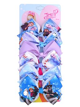 6-PACK Stylish Girls Bow Hair Clips