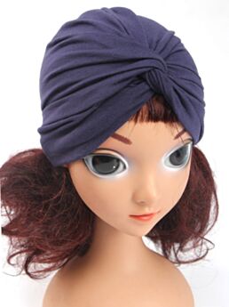 Fall Baby Solid Color Knot Turban Hat