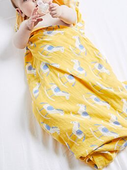 Double Layers Animals Printed Blanket Bath Towel