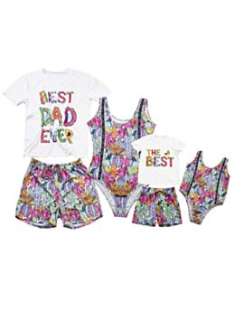 Clearance Sale Cactus Family Matching Beach Wear No Return or Exchange