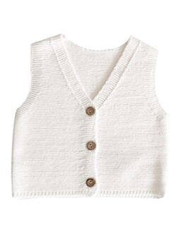 Simple Baby Unisex Knit Vest 