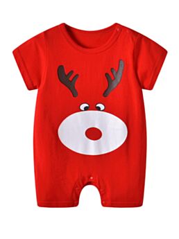 Unisex Baby Animal Print Jumpsuit