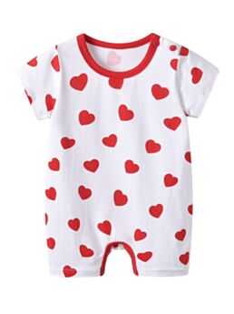 Infant Girl Stylish Printed Jumpsuit