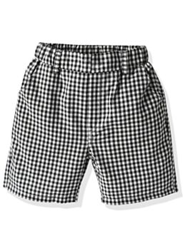 Summer Baby Boy Plaid Shorts 
