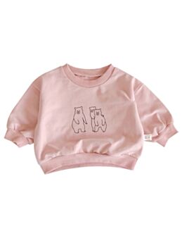 Infant Toddler Girl Cartoon Bear Sweatershirt